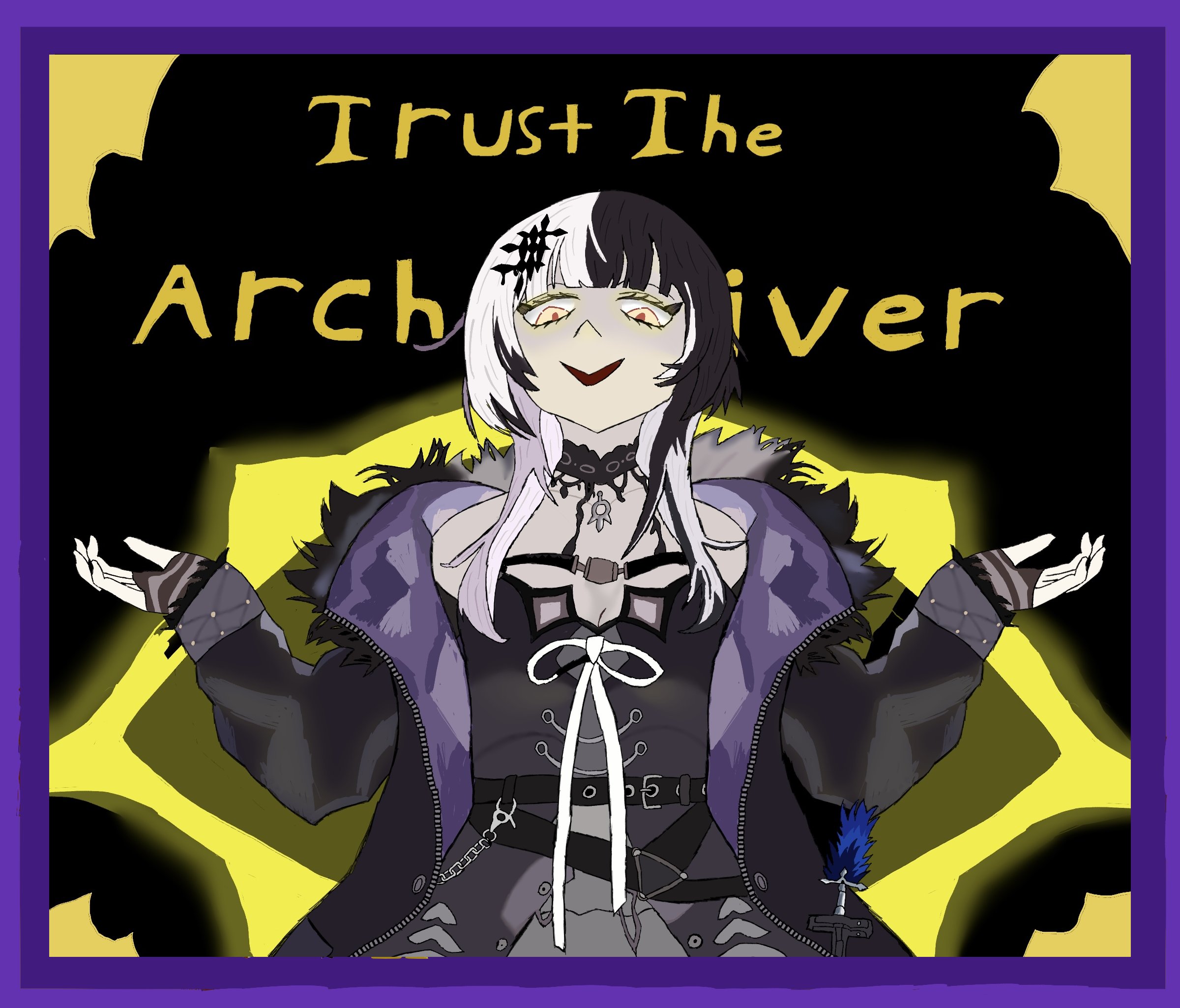 an image of Shiori smilling and staring down at you